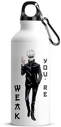 Flexible Solution Jujutsu Kaisen Gojo You're Weak Anime 750 ml Water Bottle
