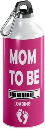 TrendoPrint (Oc-11) Mom To Be Quote Printed Sipper 600 ml Water Bottle