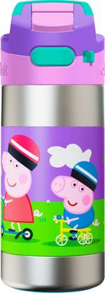 Rabitat Peppa Pig Cleanlock Vacuum Insulated Water Bottle - Follow Me 410 ml Water Bottle