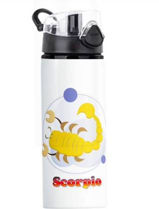 PrintingZone School Bottle| Scorpio Zodiac Sign Printed Sipper Water Bottle (F127) 750 ml Water Bottle