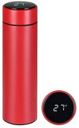 kph Intelligent Temperature Display Smart Water Cup, RED 500 ml Water Bottle