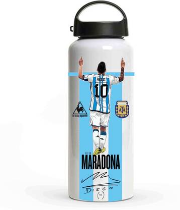 Trendblend Messi & Maradona Tribute Water Bottle Sports Sipper Aluminum Bottle Gifts 750 ml Water Bottle