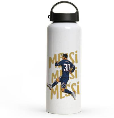RON BRANDO Lionel Messi Printed Aluminiun Sipper water bottle Stylish Design-318 750 ml Water Bottle