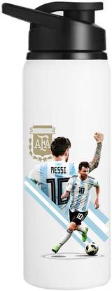 RON BRANDO Messi Printed Stylish Aluminium Water botter 750 ml Water Bottle