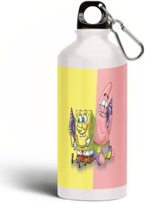 Nirmuk Spongebob Printed Aluminium Sipper Bottle, Water Bottle, Bottle Spongebob 15 750 ml Water Bottle