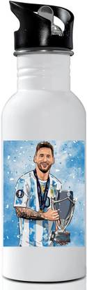 RON BRANDO Lionel Messi Print Printed Stylish Sublimation Sipper Water Bottle[MNo-D]-AK-29 750 ml Water Bottle