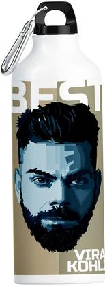 Printwala Virat Kohli Printed Bottle Virat Kohli Sipper Water Bottle (BS-437) 600 ml Water Bottle