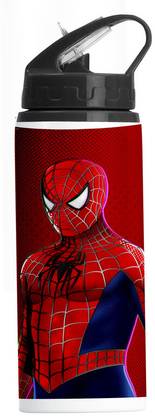 Printwala Spiderman Sipper Water Bottle For Boy Girl School And Gym (BSN525) 600 ml Water Bottle