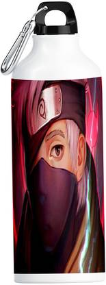 Printwala Naruto Bottle|Naruto Printed Bottle|Naruto Sipper|Kakashi Bottle|Naruto -170 600 ml Water Bottle