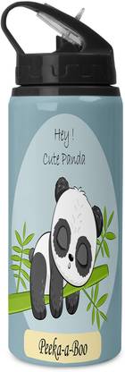 TrendoPrint WB372 Printed Aluminium Sipper with Lid & Straw 750 ml Water Bottle