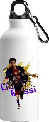 RON BRANDO Lionel Messi Print Printed Stylish Sublimation Sipper Water Bottle[MNo-D]-AK-8 600 ml Water Bottle