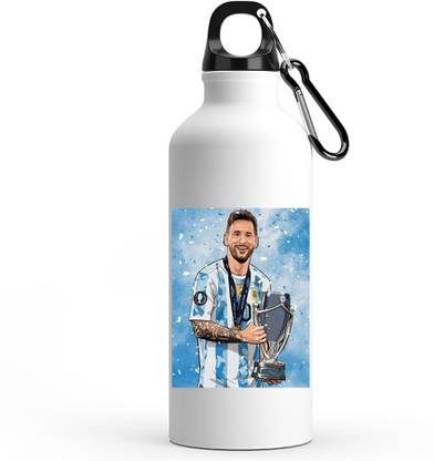 RON BRANDO Lionel Messi Print Printed Stylish Sublimation Sipper Water Bottle[MNo-D]-AK-28 600 ml Water Bottle