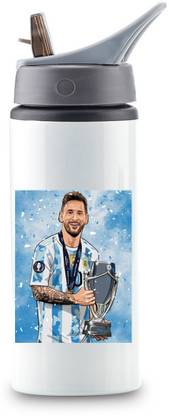 RON BRANDO Lionel Messi Print Printed Stylish Sublimation Sipper Water Bottle[MNo-D]-AK-25 750 ml Water Bottle