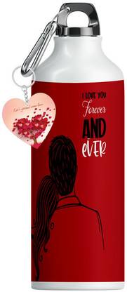 TrendoPrint (Vl-129) Valentines Day Gift for Couples,Hubby,Wifey,Bf, Gf & Loving Ones Sipper 600 ml Water Bottle
