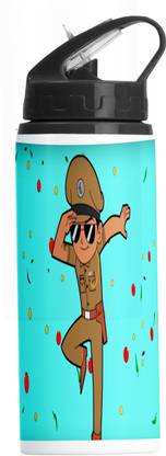 Printwala Little Singham Character Printed Leak-Proof Sipper Bottle for Kids46 600 ml Water Bottle