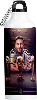 PrintingZone Messi Sipper Water Bottle For boys & Gilr Birthday (NS-188) 600 ml Water Bottle
