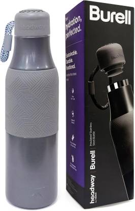headway Stellar Grey Burell Insulated Water Bottle Keeps 8 Hours Hot & 12 Hours Cold 750 ml Water Bottle