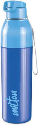 MILTON Steel Convey plastic Insulated Inner Steel Water Bottle, 630 ml, BLUE 630 ml Water Bottle