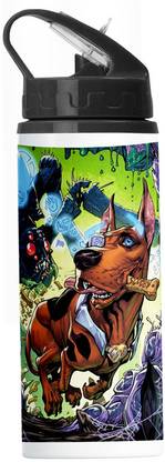 PrintingZone Scooby Doo Bottle Printed Sipper Anime Printed Straw Bottle (LLBN-755) 600 ml