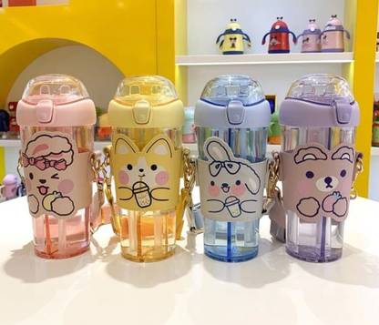 Peekaboo Double Partition Bottle 530 ml Water Bottles