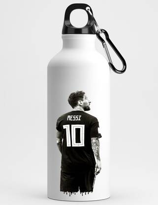 RON BRANDO Messi Printed Stylish Sipper Water Bottle 600 ml Water Bottle