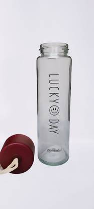 Semrish Slim transparent glass bottle 700 ml Water Bottle
