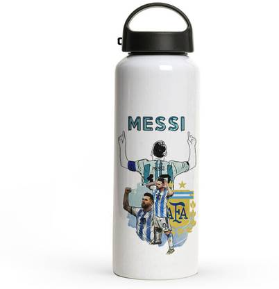 RON BRANDO Lionel Messi Printed Aluminiun Sipper water bottle Stylish Design-315 750 ml Water Bottle