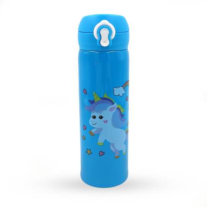 ZAYDANIC Drink with Unicorn Designed Water Bottles for Kids 300 ml Water Bottle