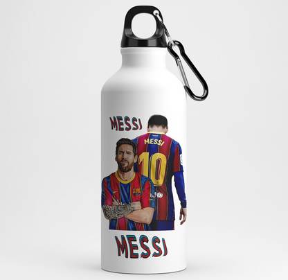 RON BRANDO Messi print Sipper water bottle 600 ml Water Bottle