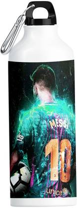 PrintingZone Messi Sipper Water Bottle For boys & Gilr Birthday (NS-183) 600 ml Water Bottle