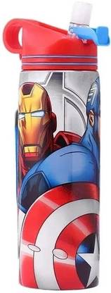 striders Avengers Kids Stainless Steel Insulated Water Bottle – Leak-Proof BPA-Free 700 ml