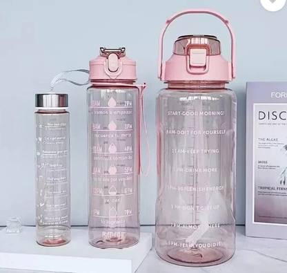 STAR PRIM Transparent Motivational Water Bottles 3200 ml Water Bottles