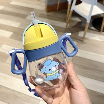 x pulse Rabbit Kids School water Bottle for girls and boys BPA free With Strap 360 ml Water Bottle