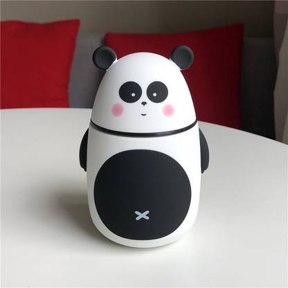 TECHNOCHITRA 3D Panda Shape with Ears 300 ml Water Bottle