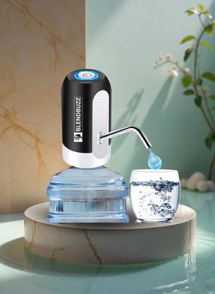 Blend Buzz Automatic USB Water Dispenser – Rechargeable Electric Pump for 5 Gallon Bottles Bottled Water Dispenser