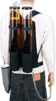 Kriti Traders Dual Tank Barrel Portable Backpack Beverage Soft Drink Beer Liquor Dispenser Bottled Water Dispenser