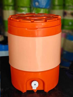 Water wave 20 Litre orange Insulated Plastic Water Camper Bottled Water Dispenser