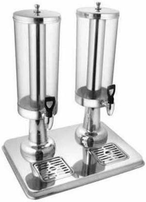 ShoppersHub PNQ Juice Beer Beverage Dispenser Container Double (3 Litres + 3 Litres) Capcity Bottom Loading Water Dispenser