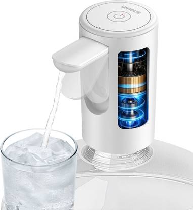 UN1QUE Foldable & Rechargeable Water Dispenser Pump, Automatic Portable Wireless Bottom Loading Water Dispenser