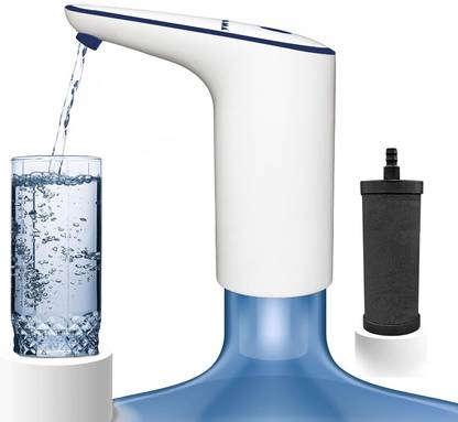 Rama HandyPure Water Dispenser Includes 1 No Of 4 Inch Carbon Candle, White Color Bottled Water Dispenser