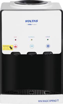 Voltas MINIMAGIC SPRING-TT PLUS Bottom Loading Water Dispenser with Bottled Water Dispenser |Table Top |Low Power Consumption