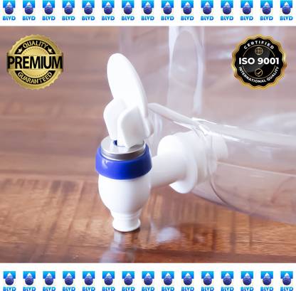 BLVD 10 Liter Plastic Water Dispenser Kadi White Handi वॉटर डिस्पेंसर