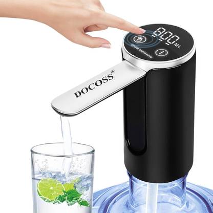 DOCOSS Automatic Water Dispenser Pump for 20 Litre Bottle | Water Pump with LED Display Bottled Water Dispenser