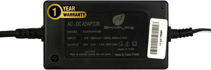 SHAPURE SMPS Plastic Power Supply 24V 2.5A for RO Water Purifier (Black, 1211745) Worldwide Adaptor