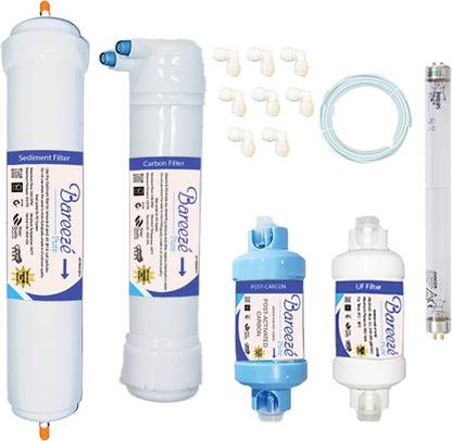 BAREEZÉ PURE Filter Kit for Aquasure Maxima Nxt UV+UF Water Purifier Solid Filter Cartridge