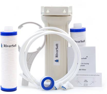 RiverSoft PreRO-10-CMLT RO prefilter assembly with additional MLT cartridge Media Filter Cartridge