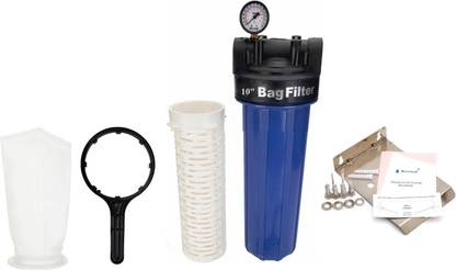 RiverSoft Sediment filter assembly with sediment bag (1 Micron, 10 inch) Media Filter Cartridge