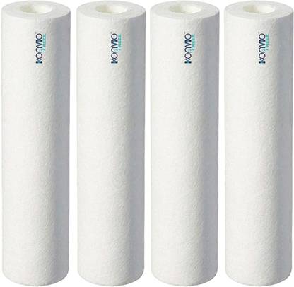 konvio neer Pre Filter Spun Water Purifier (5 Micron) 10 inch size (4) Solid Filter Cartridge