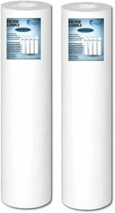 OCEAN STAR TECHNOLOGIES Dotted 10 Inch High Density Spun Filter (105 Grams) Pack of 2 Solid Filter Cartridge