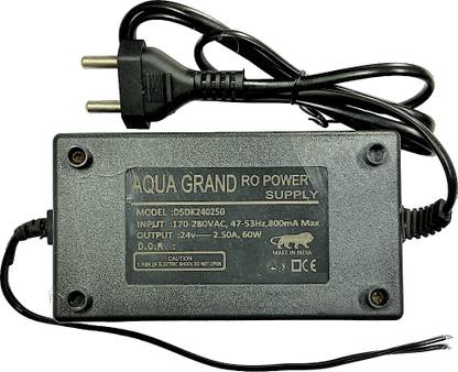 BALRAMA RO SMPS Power Supply Adapter 24V 2.5A Adaptor Water Purifiers 24 Volt 2.5 Amp Gaming Adapter